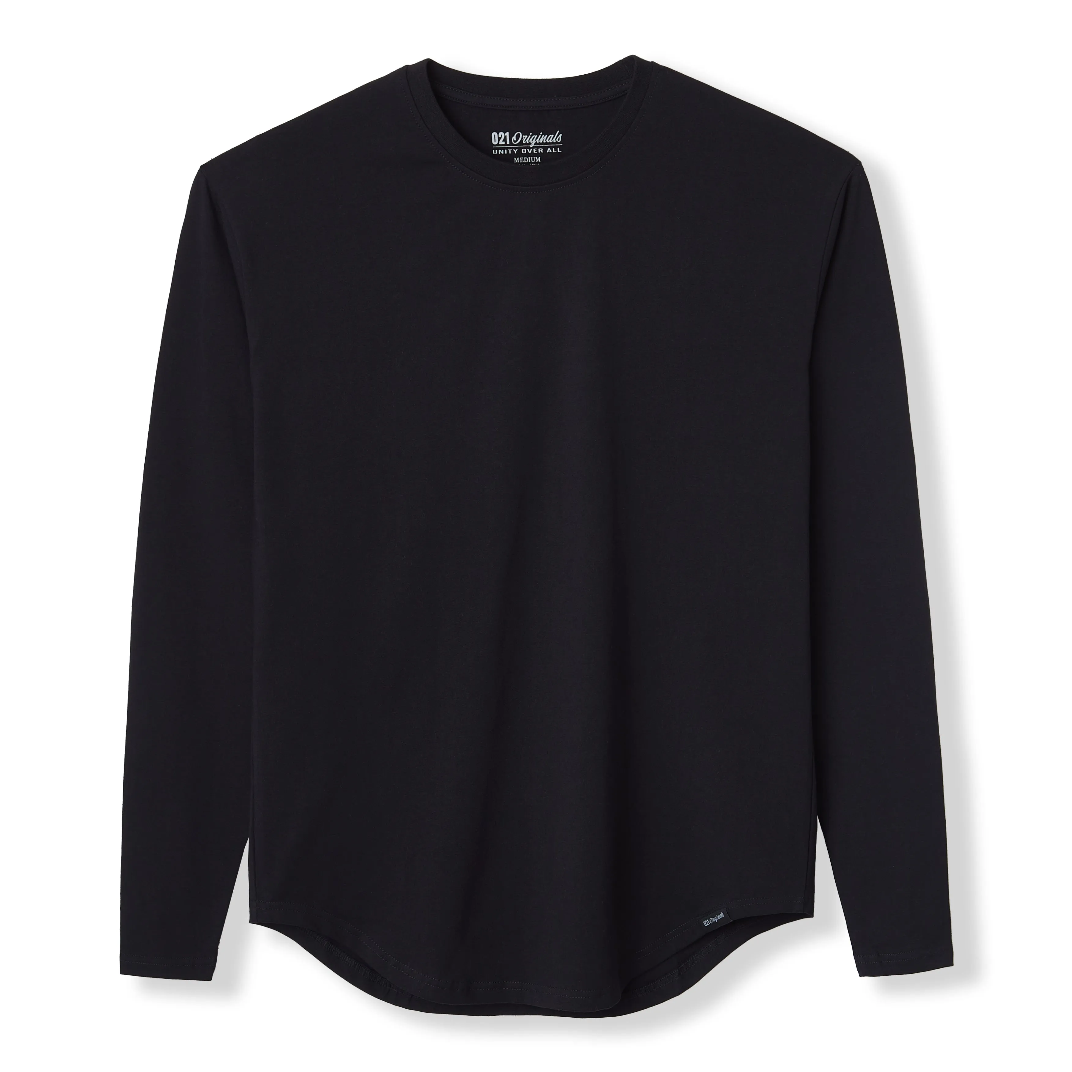 021 ESSENTIAL DROP-CUT LONG SLEEVE - BLACK