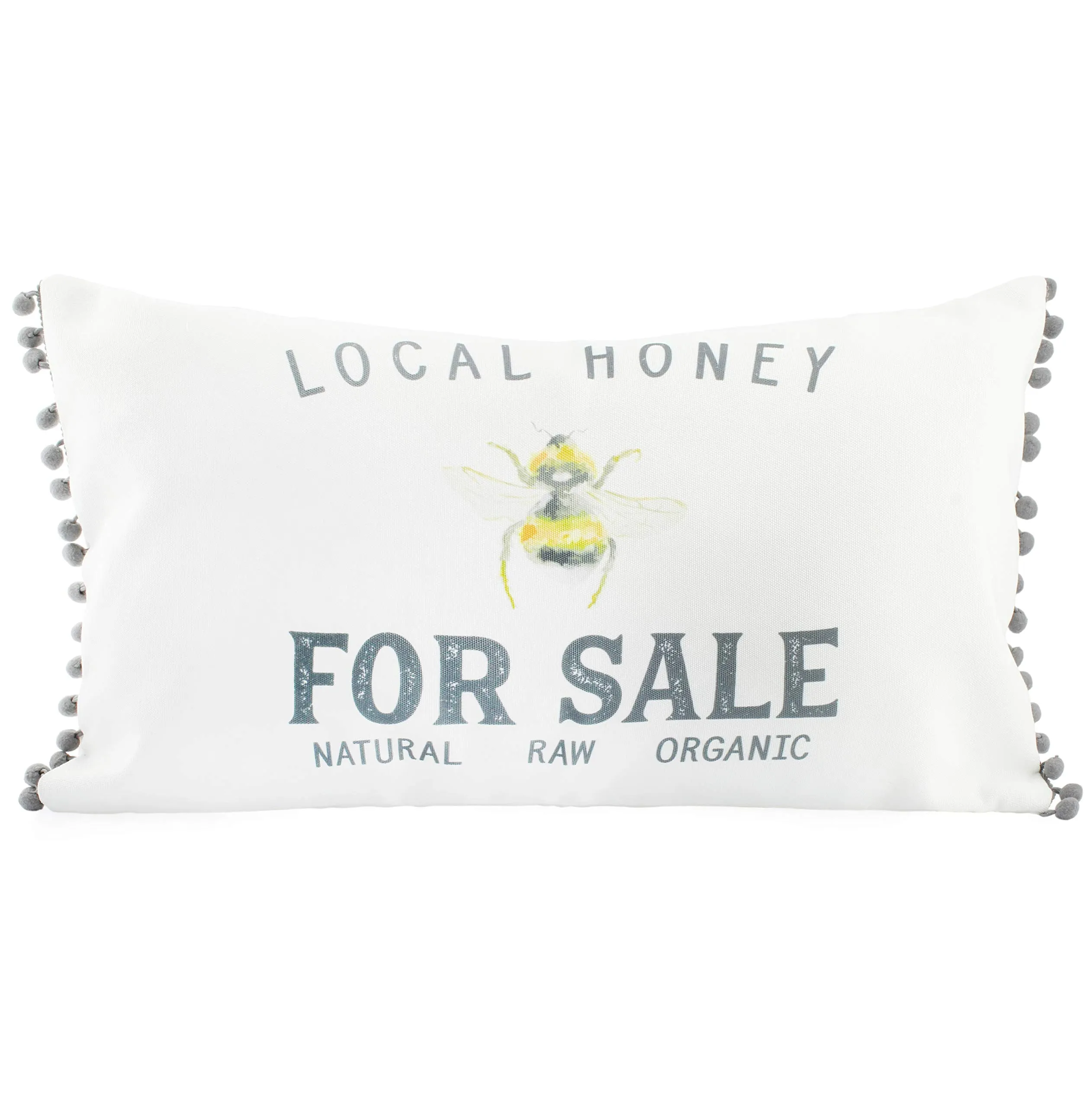 12x20 Throw Pillow Covers, Honey Bee Themed (Case of 50 Sets)