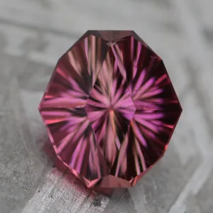 1.86 Ct Tropical Sunset Tourmaline Marquise / Decagon -  Precision Cut, 8.6x7.7mm