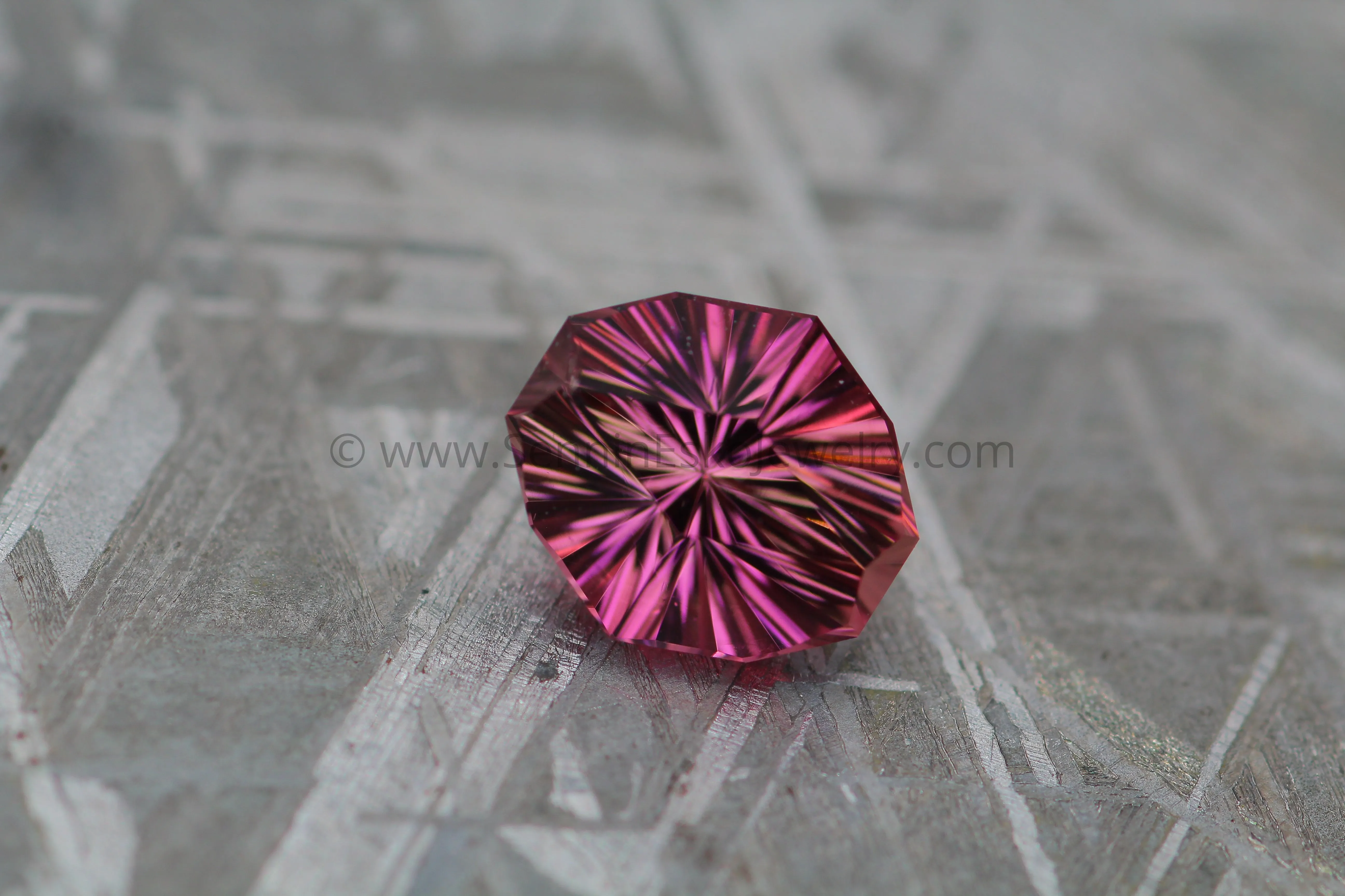 1.86 Ct Tropical Sunset Tourmaline Marquise / Decagon -  Precision Cut, 8.6x7.7mm