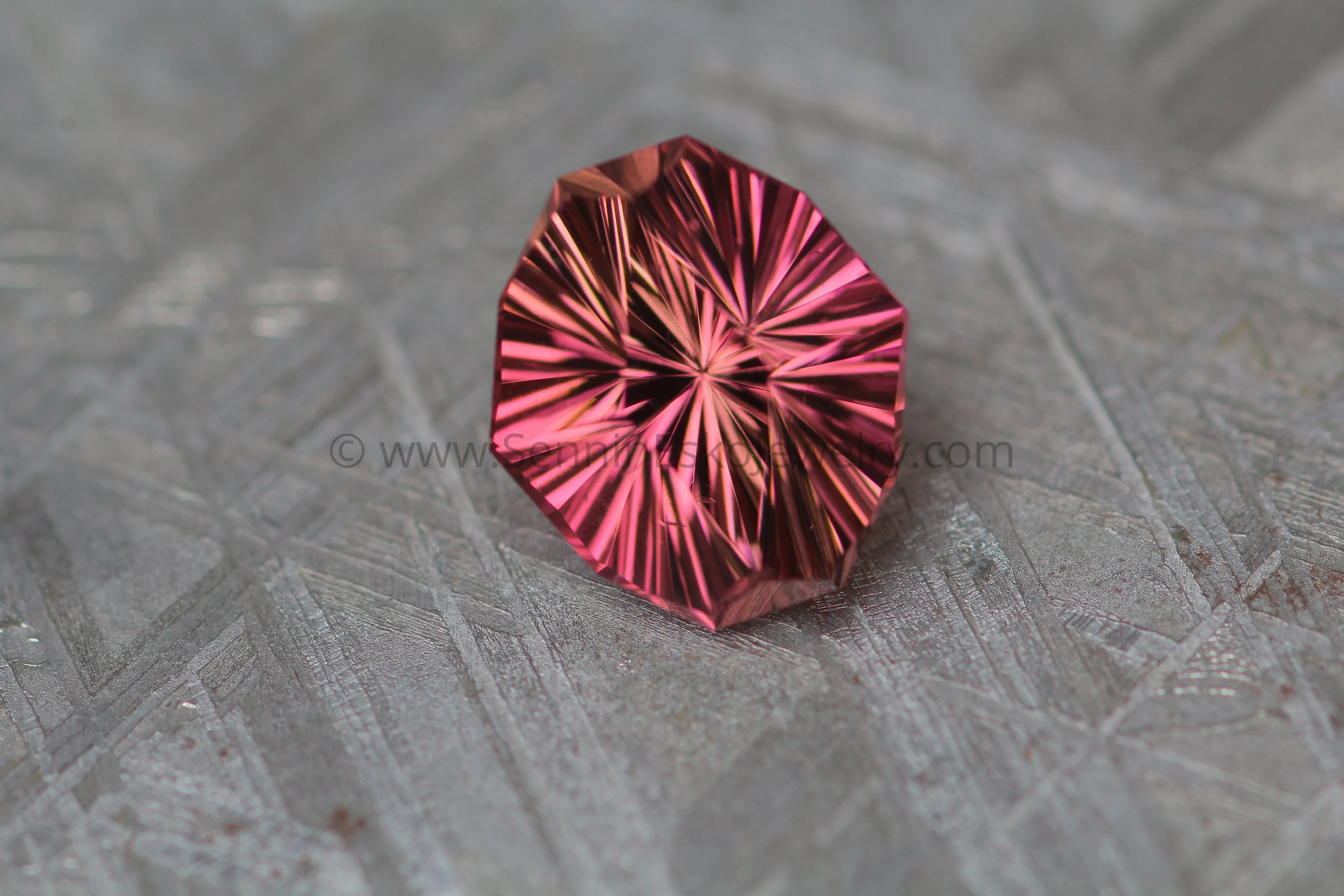 1.86 Ct Tropical Sunset Tourmaline Marquise / Decagon -  Precision Cut, 8.6x7.7mm