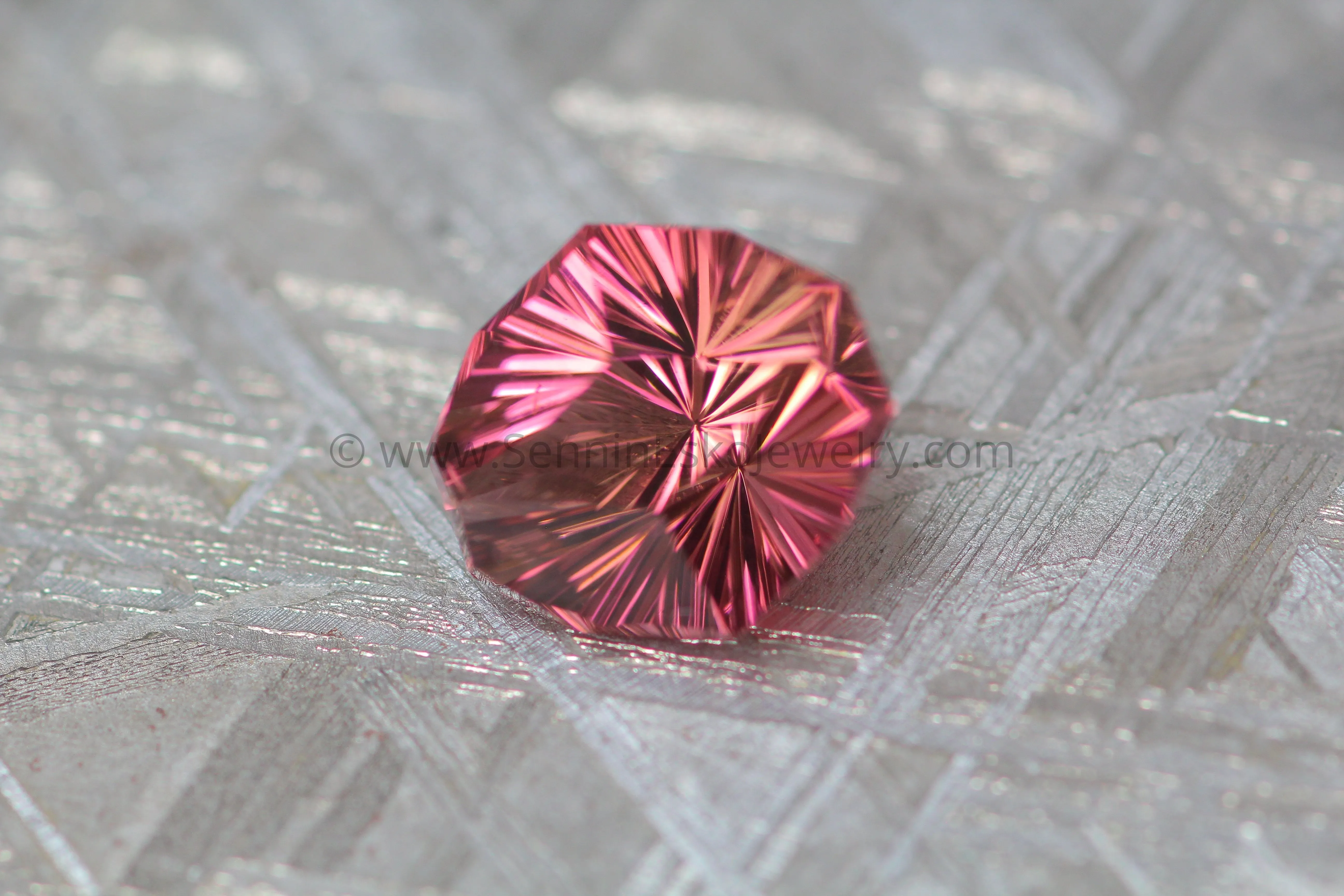1.86 Ct Tropical Sunset Tourmaline Marquise / Decagon -  Precision Cut, 8.6x7.7mm