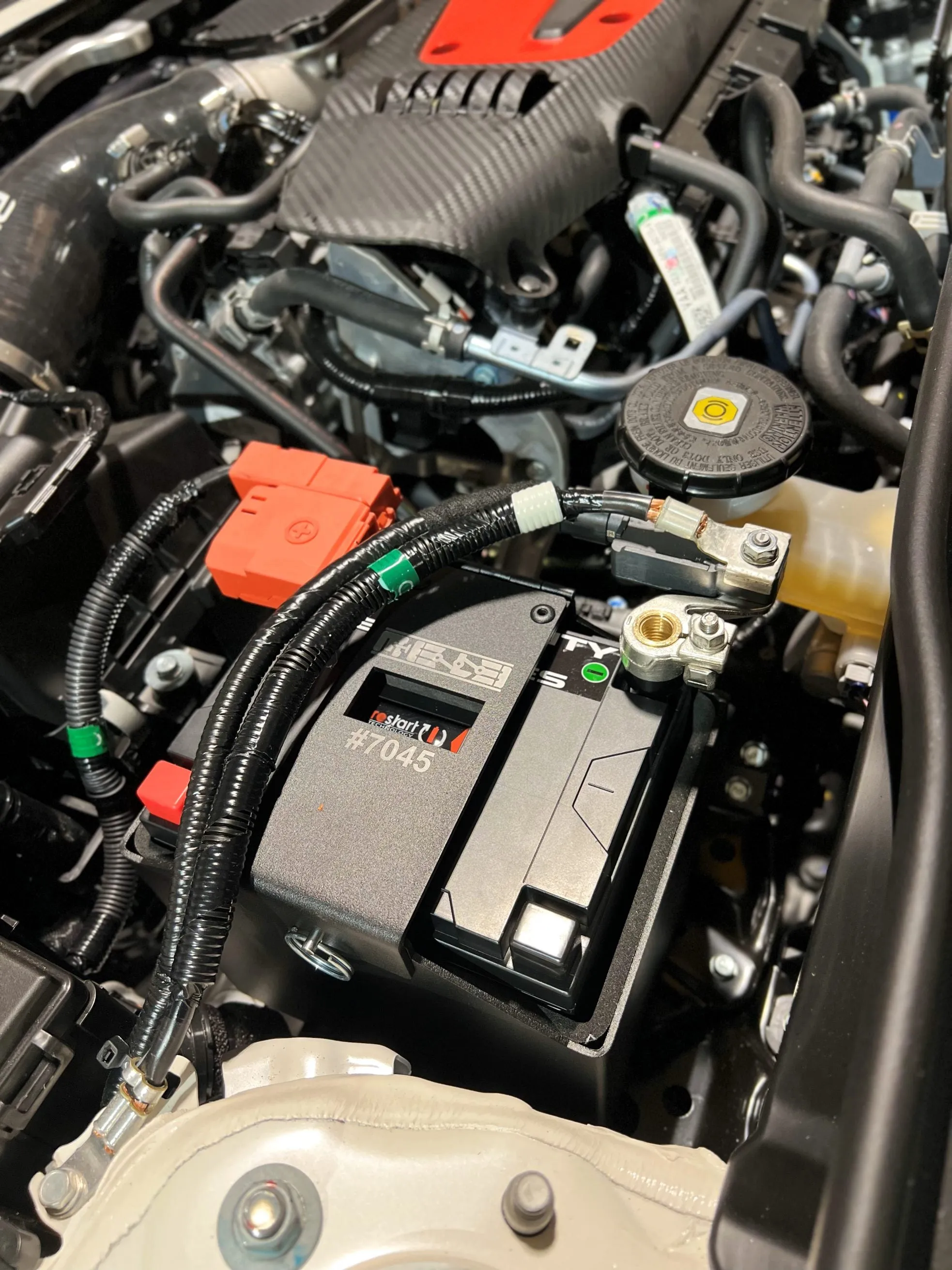 2017  & 2023  Honda Civic Type R ATX30-HD Battery w/ MeLe Rally Spec Mount