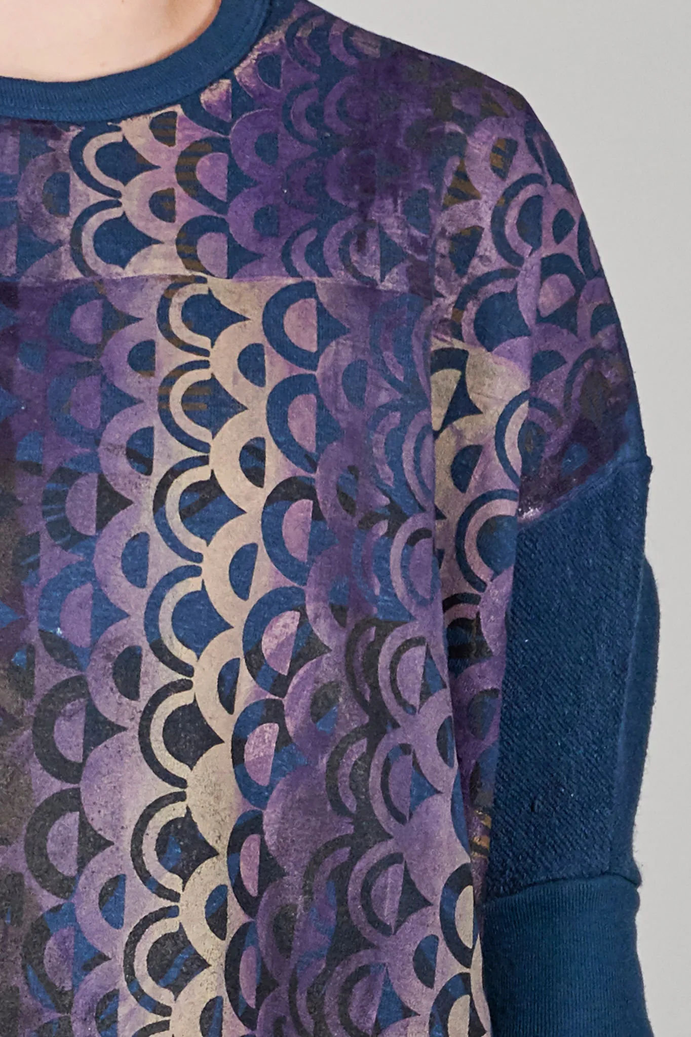 2306 Hemp Cotton Pullover Studio Blue-P