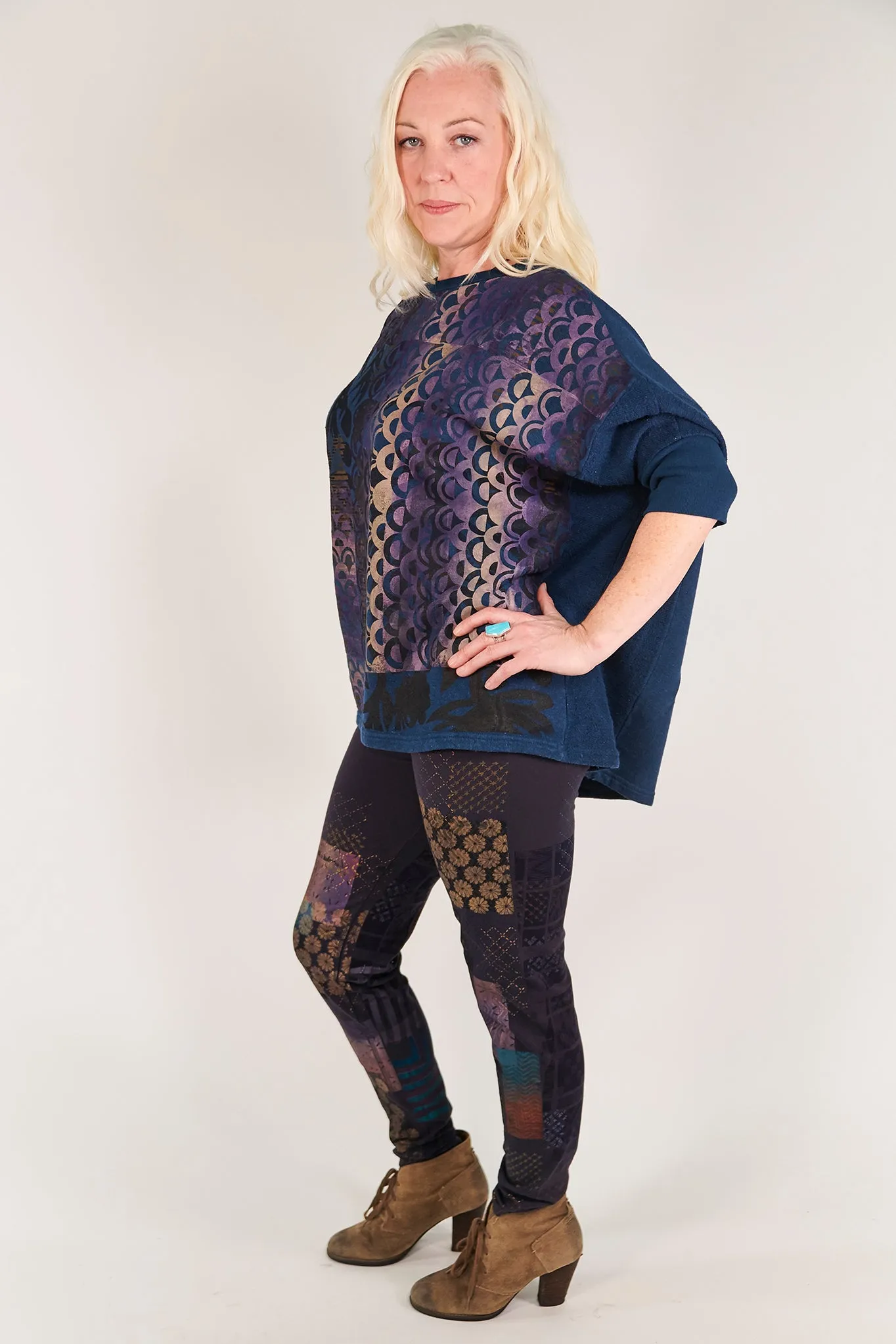 2306 Hemp Cotton Pullover Studio Blue-P