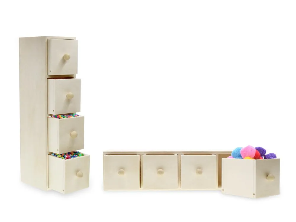 4-Drawer Mini Caddy - 3 pack (total of 12 drawers)