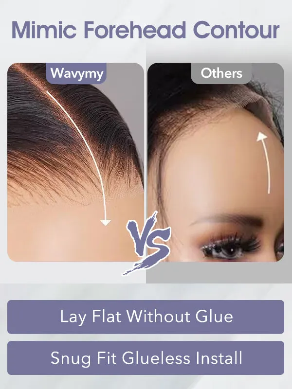 80% Off | Wavymy Layered Cut Chestnut Brown Wear Go Wigs 180% Density Straight 4x6 Lace Closure Wigs 100% Human Hair