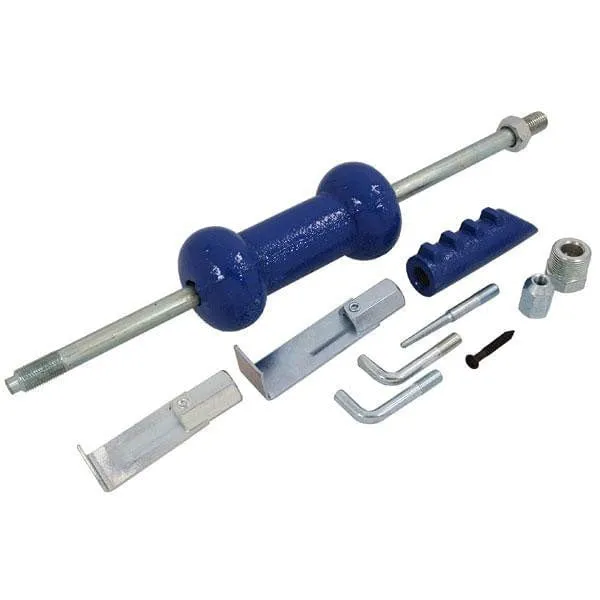 9PC HEAVY DUTY 5lb DENT PULLER SLIDE HAMMER KIT CAR AUTO BODY SHOP REPAIR TOOL