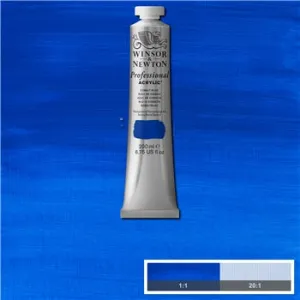 ACRYLIC PAINT - Winsor & Newton PROFESSIONAL - 200ml Tube -  Cobalt Blue