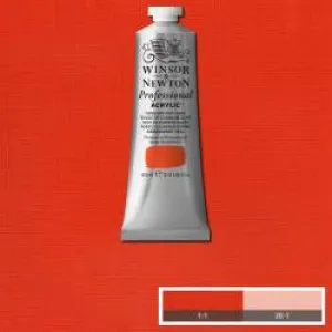 ACRYLIC PAINT -  Winsor & Newton PROFESSIONAL - 60 ml tube - Cadmium Red Light
