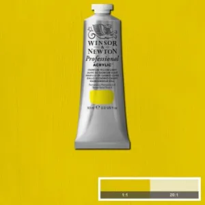 ACRYLIC PAINT -  Winsor & Newton PROFESSIONAL - 60 ml tube - Cadmium Yellow Light