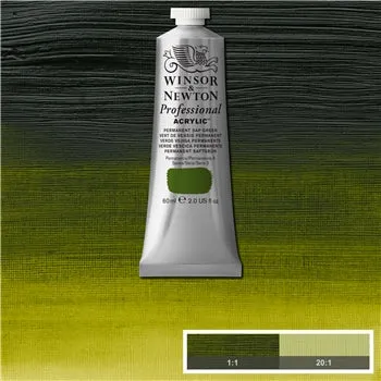 ACRYLIC PAINT -  Winsor & Newton PROFESSIONAL - 60 ml tube - Permanent Sap Green