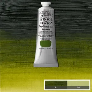 ACRYLIC PAINT -  Winsor & Newton PROFESSIONAL - 60 ml tube - Permanent Sap Green