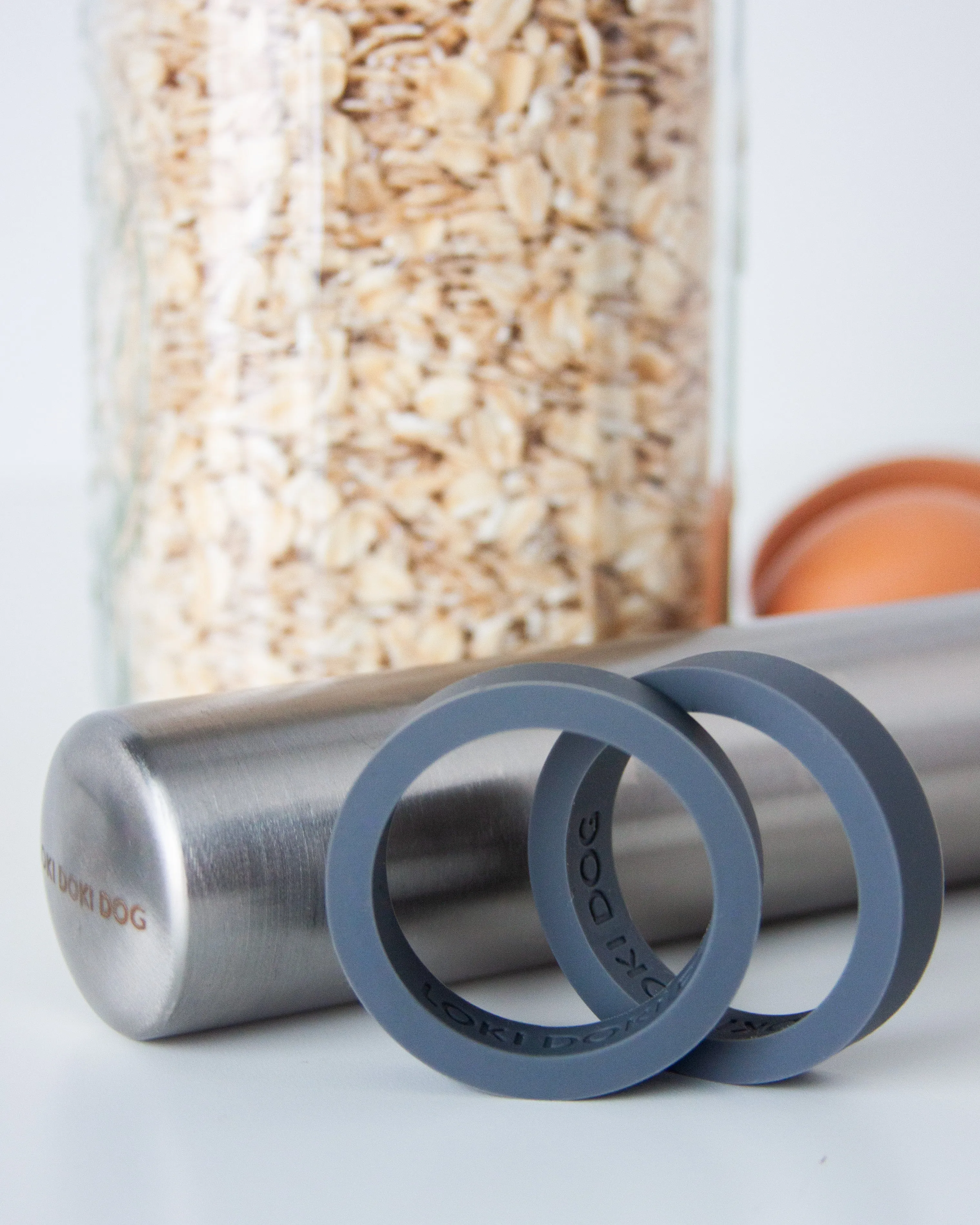 Adjustable Height Rolling Pin Set (Guide Rings Included) - designed to pair with LDD cookie cutters