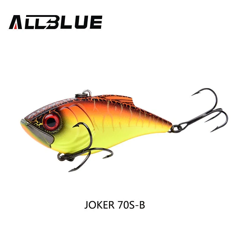 ALLBLUE JOKER 70S Sinking Fishing Lure Crankbaits Hard Artificial VIB Vibration Bait All Depth Fishing Tackle