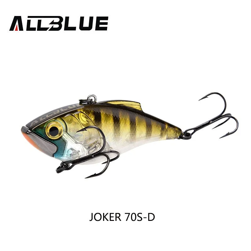 ALLBLUE JOKER 70S Sinking Fishing Lure Crankbaits Hard Artificial VIB Vibration Bait All Depth Fishing Tackle