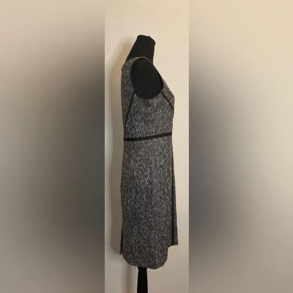 Ann Taylor- Black and gray tank top, pencil dress - Size 4