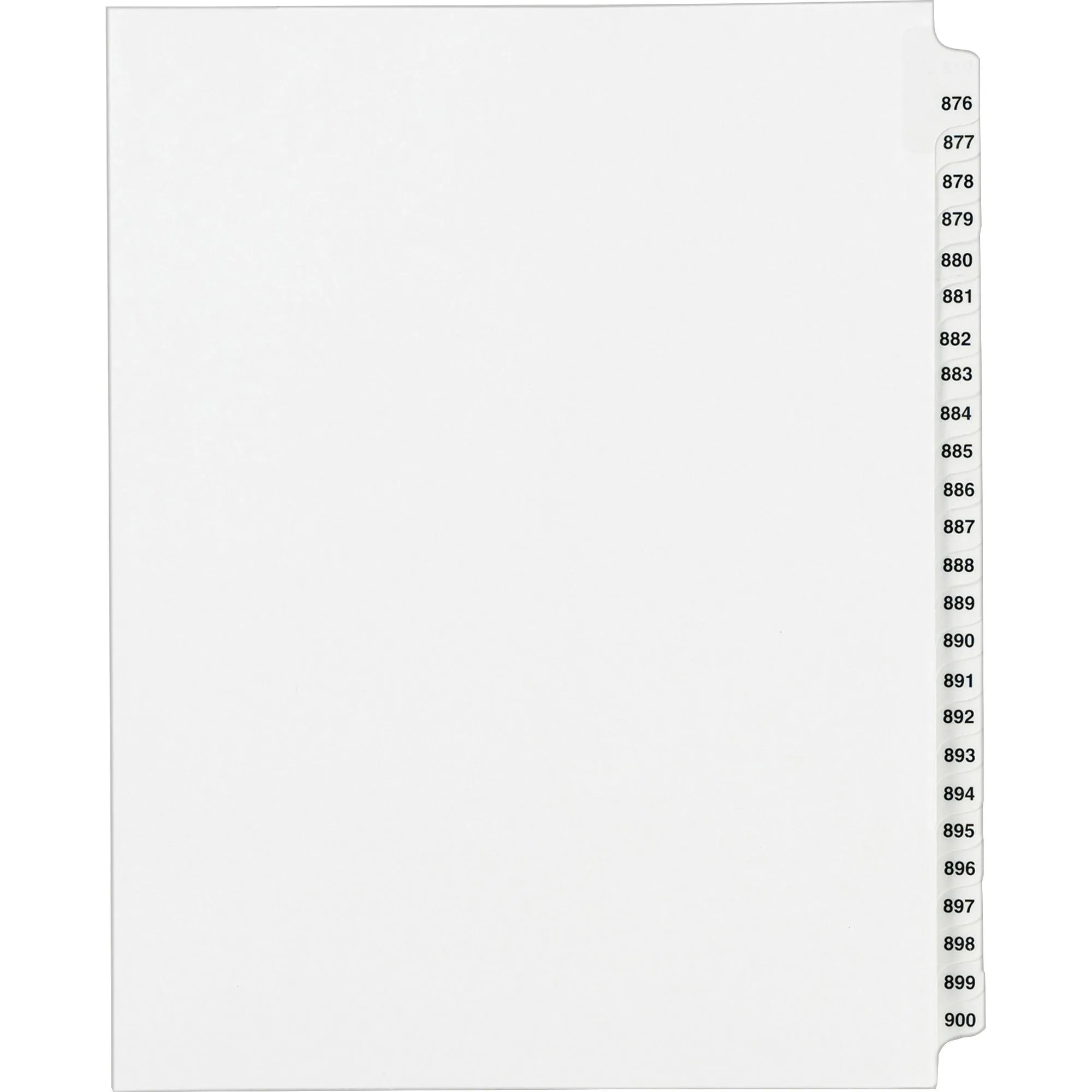 Avery® Standard Collated Legal Dividers Avery® Style, Letter Size, 876-900 Tab Set (82314)