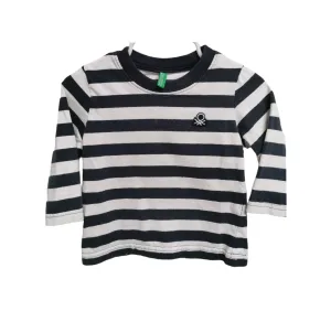 BABY BOY SIZE 9/12 MONTHS - UNITED COLORS OF BENETTON Designer T-Shirt VGUC B31