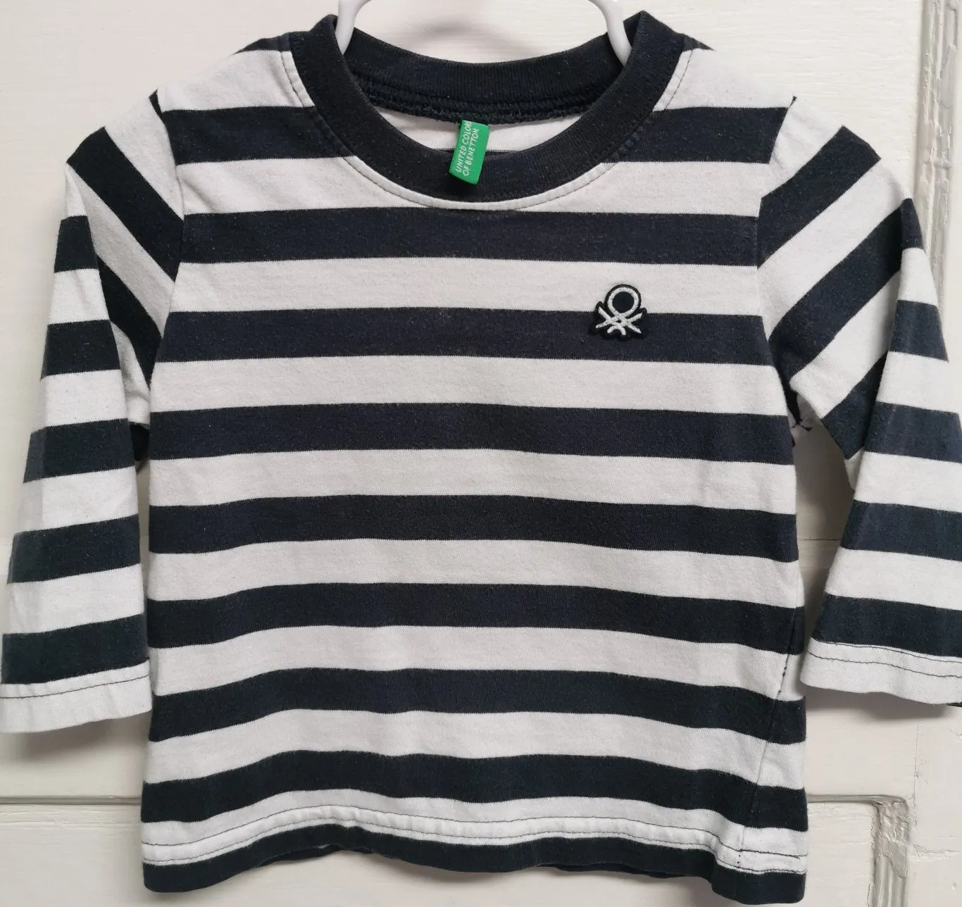 BABY BOY SIZE 9/12 MONTHS - UNITED COLORS OF BENETTON Designer T-Shirt VGUC B31