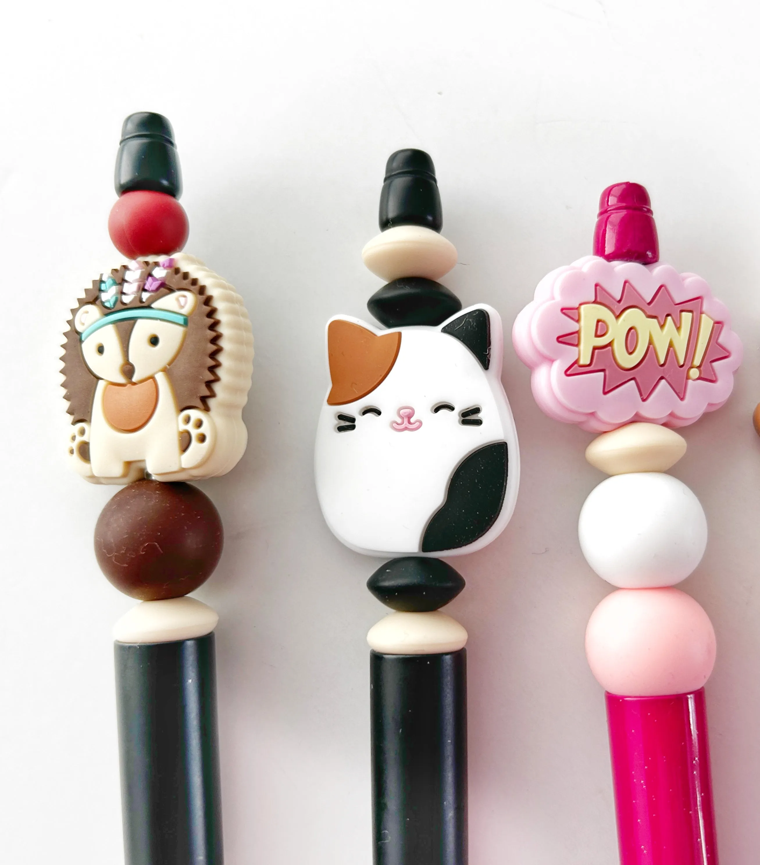 Back to School Silicone Beaded Pen
