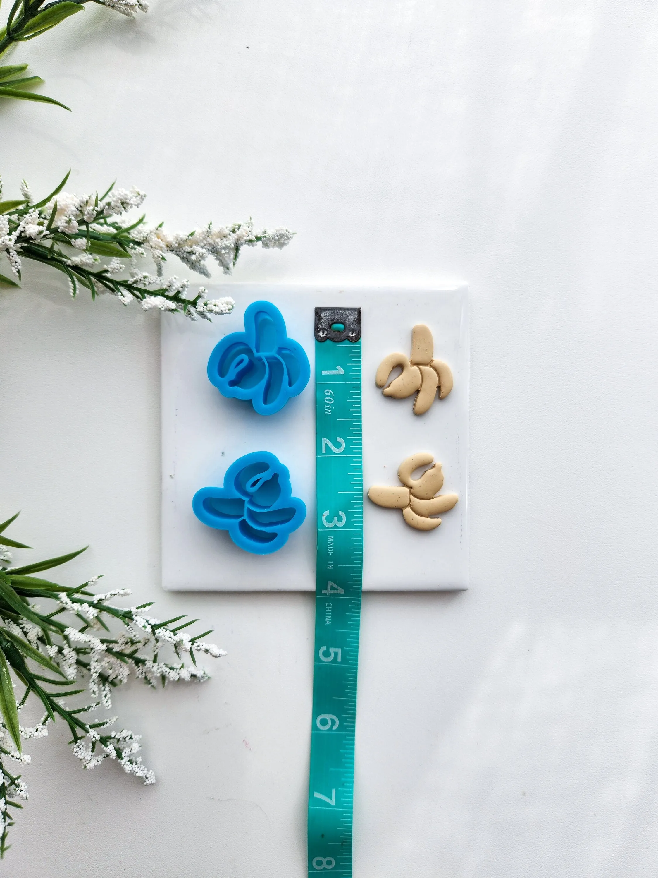 Banana Peel Set | Fruit Polymer Clay Cutter