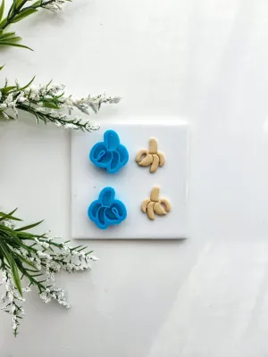 Banana Peel Set | Fruit Polymer Clay Cutter