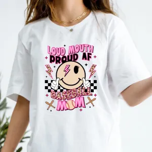 BASEBALL MOM Screen dtf  Pre order 3-5 business days