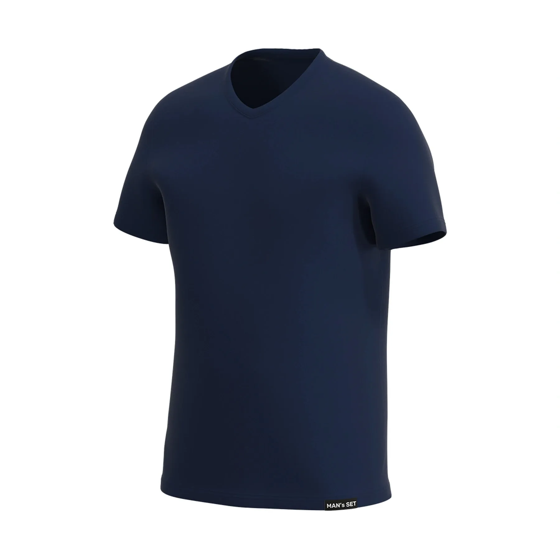 Basic V-neck Plus – Everyday Comfort & Style, Navy