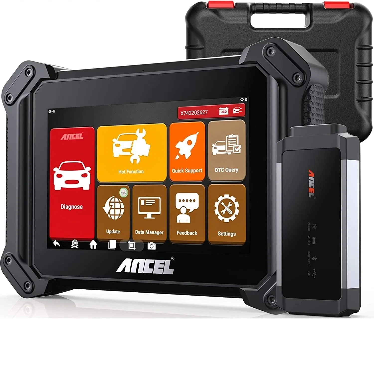 Bi-directional Scan Tool Ancel V6 PRO 25 Service Functions Free Update Bluetooth