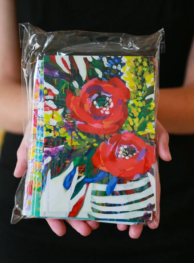 Big Ol' Batch of Ten Sets of Floral Greeting Cards (100 cards total)