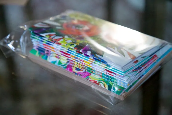 Big Ol' Batch of Ten Sets of Floral Greeting Cards (100 cards total)