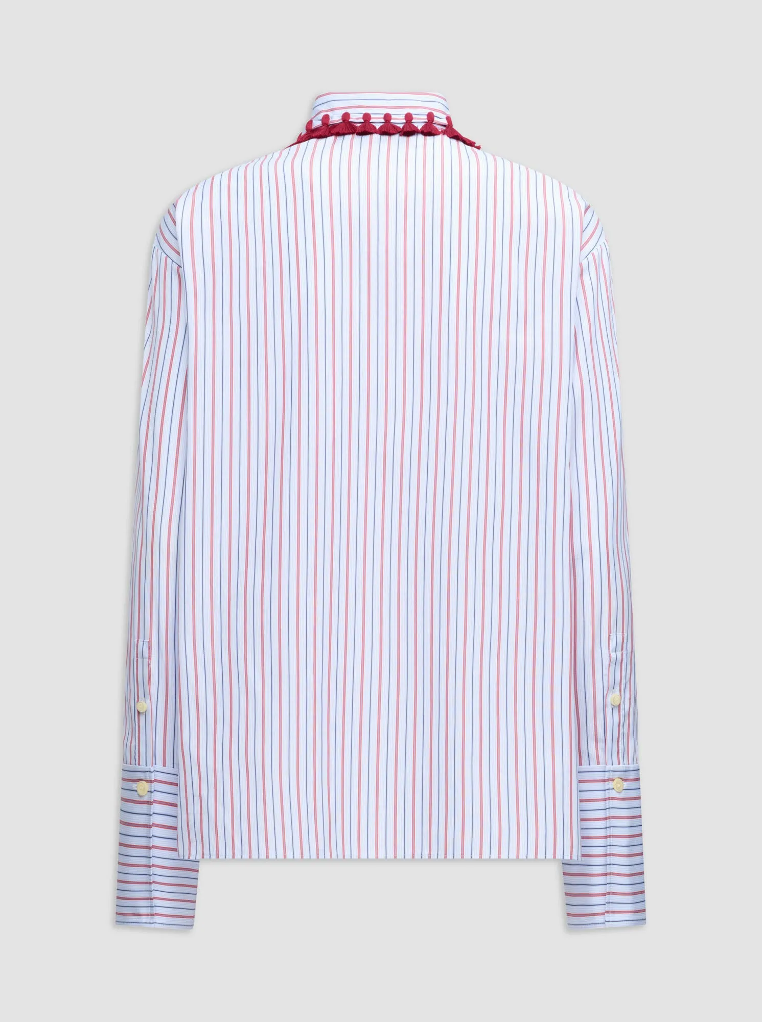 BILLIE Tassel shirt White stripe