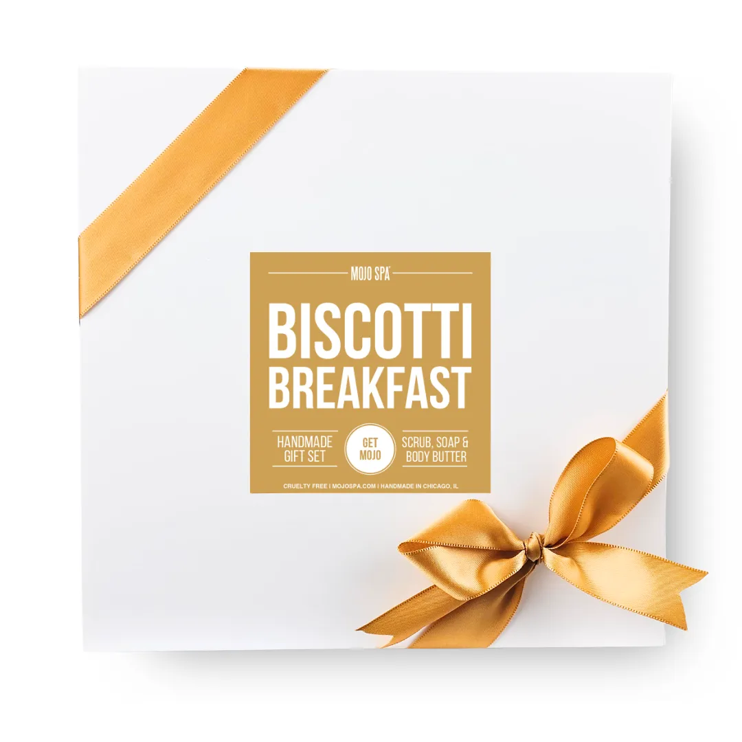 Biscotti Breakfast Scrub, Body Butter & Soap Gift Set