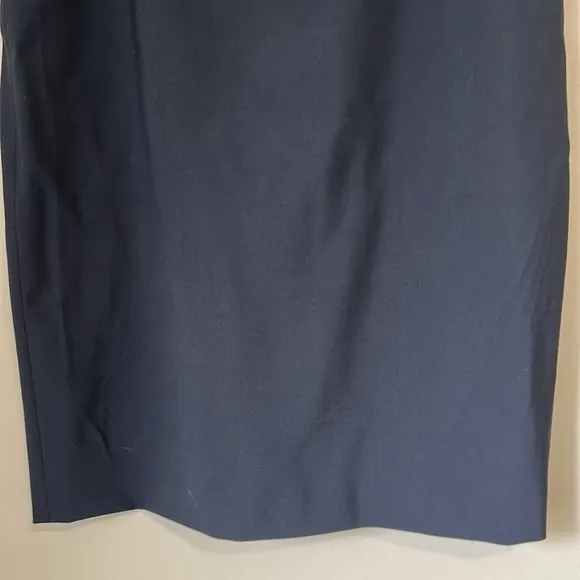 BOSS HUGO BOSS Navy Blue Pencil Skirt Knee Length Career Designer Sz 4