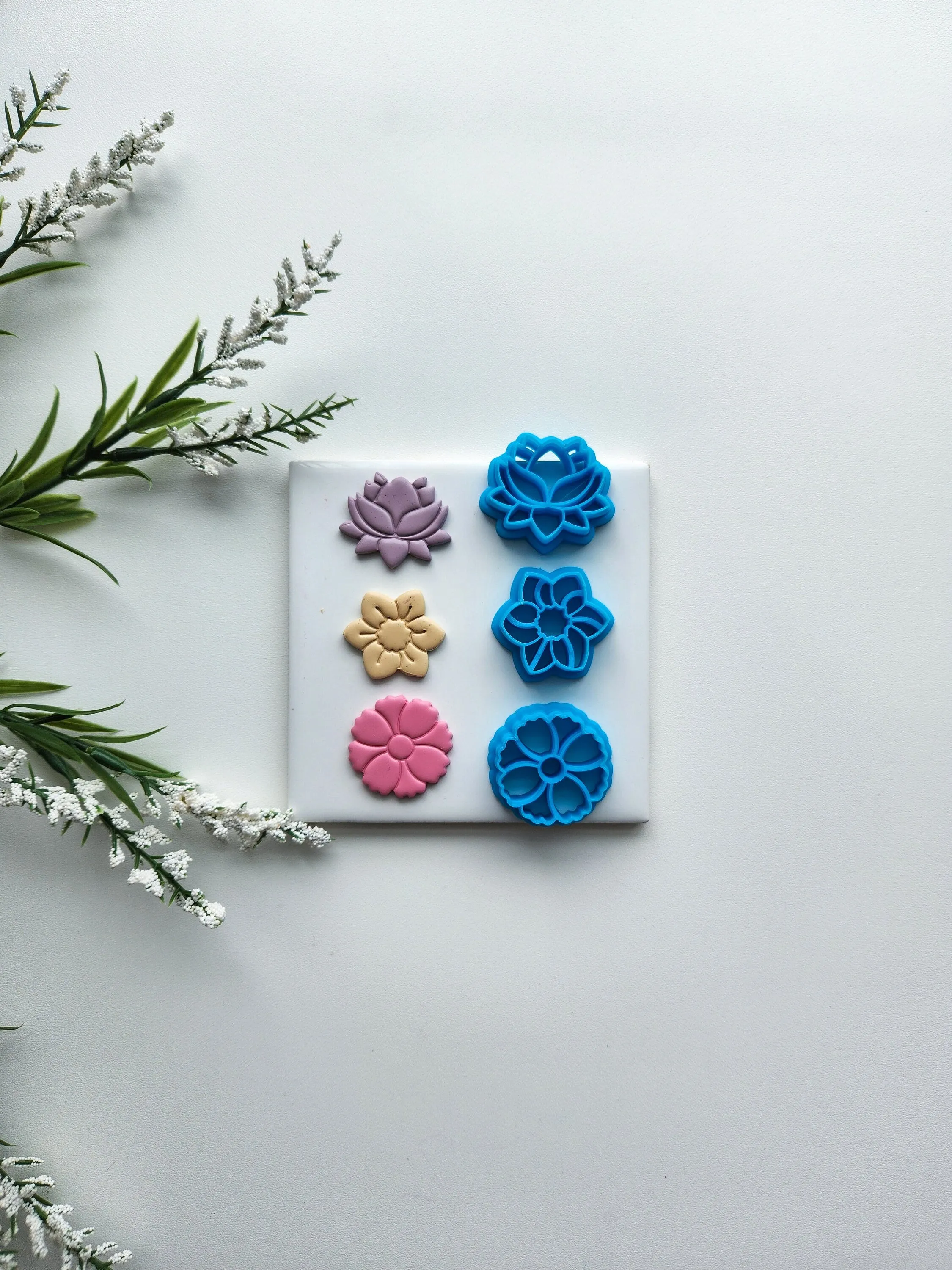 Bouquet Set | Floral Clay Cutter