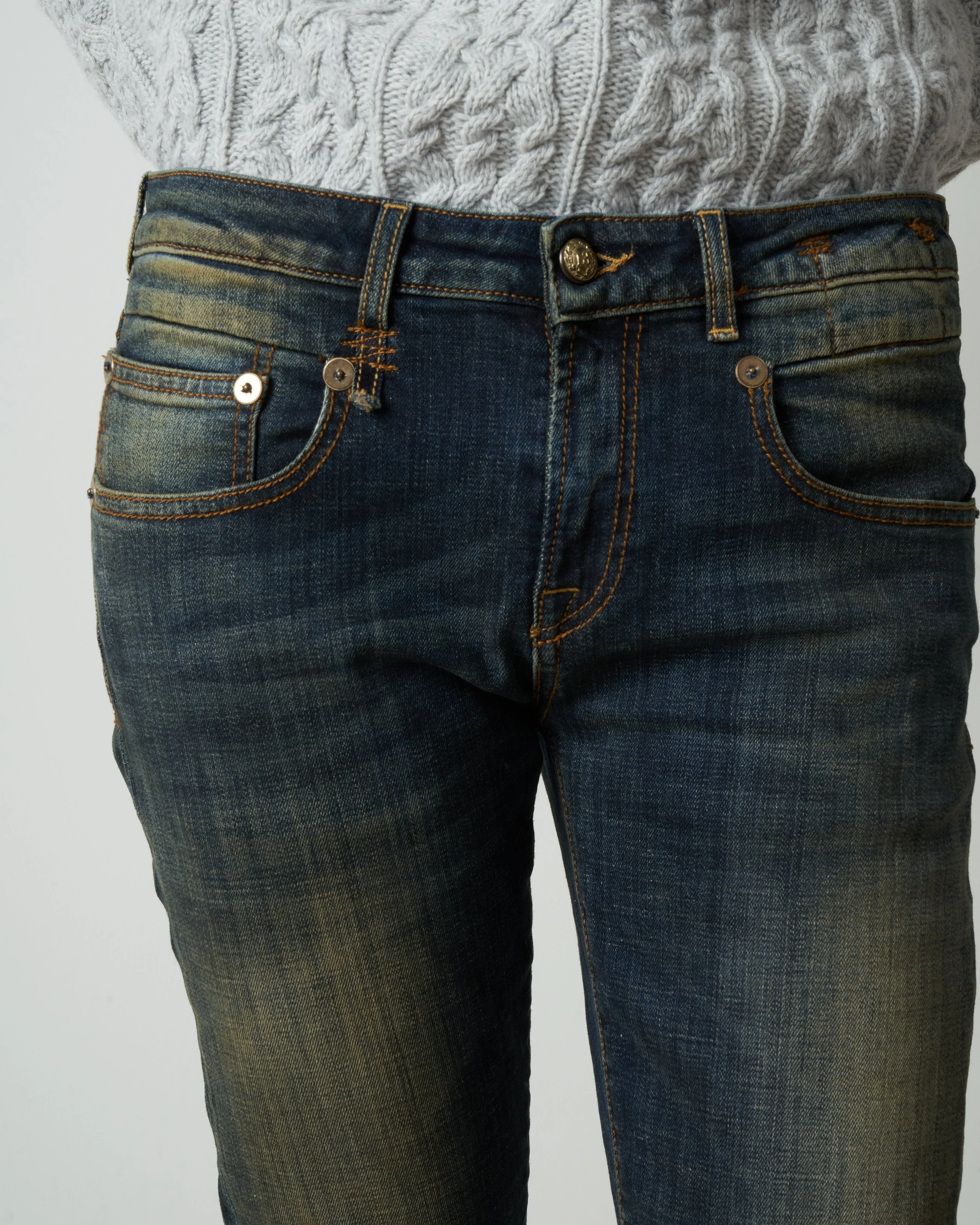 boy skinny jean - vintage dark