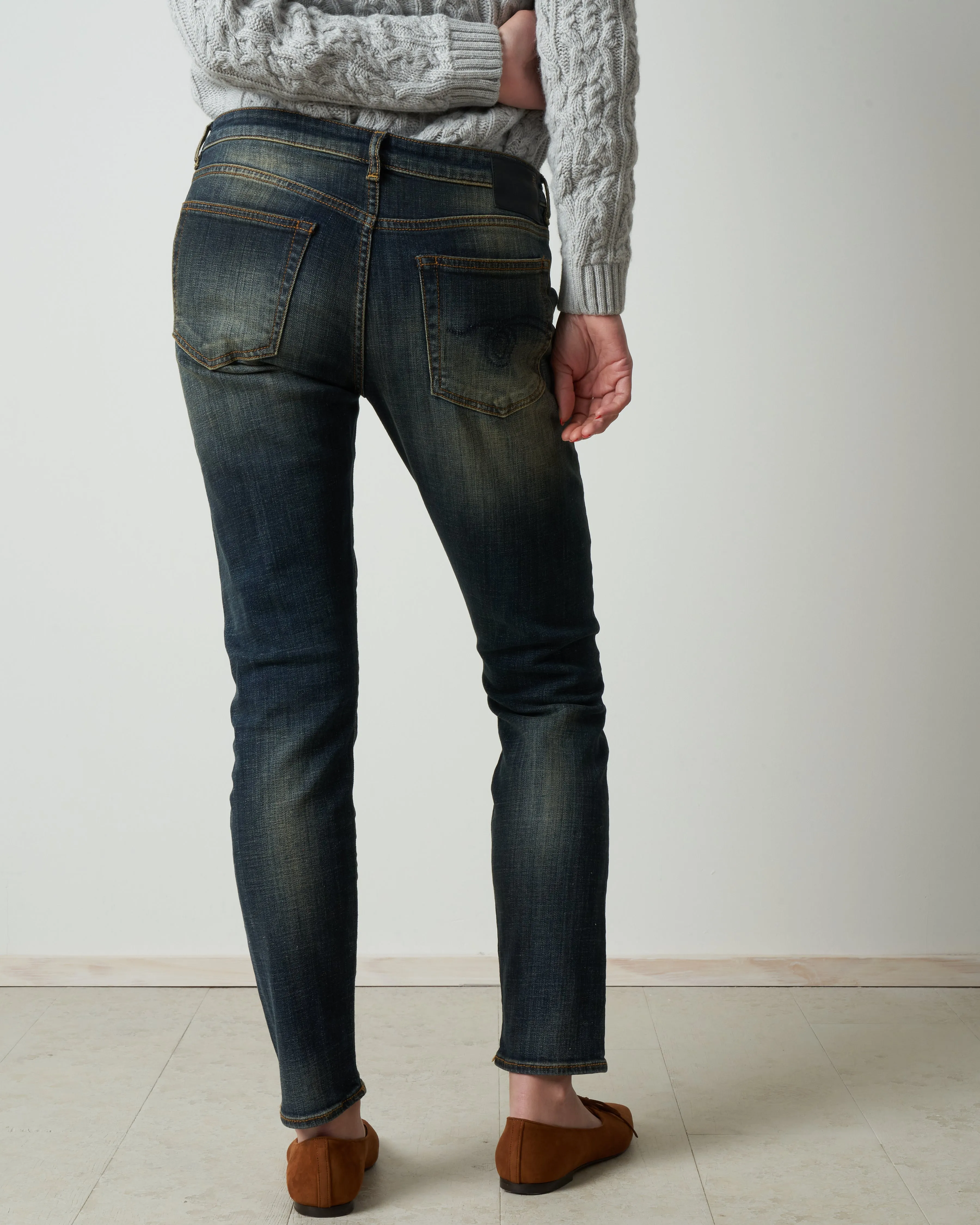 boy skinny jean - vintage dark