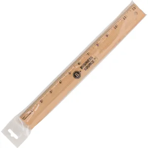 Business Source 12" Imperial Wood Ruler