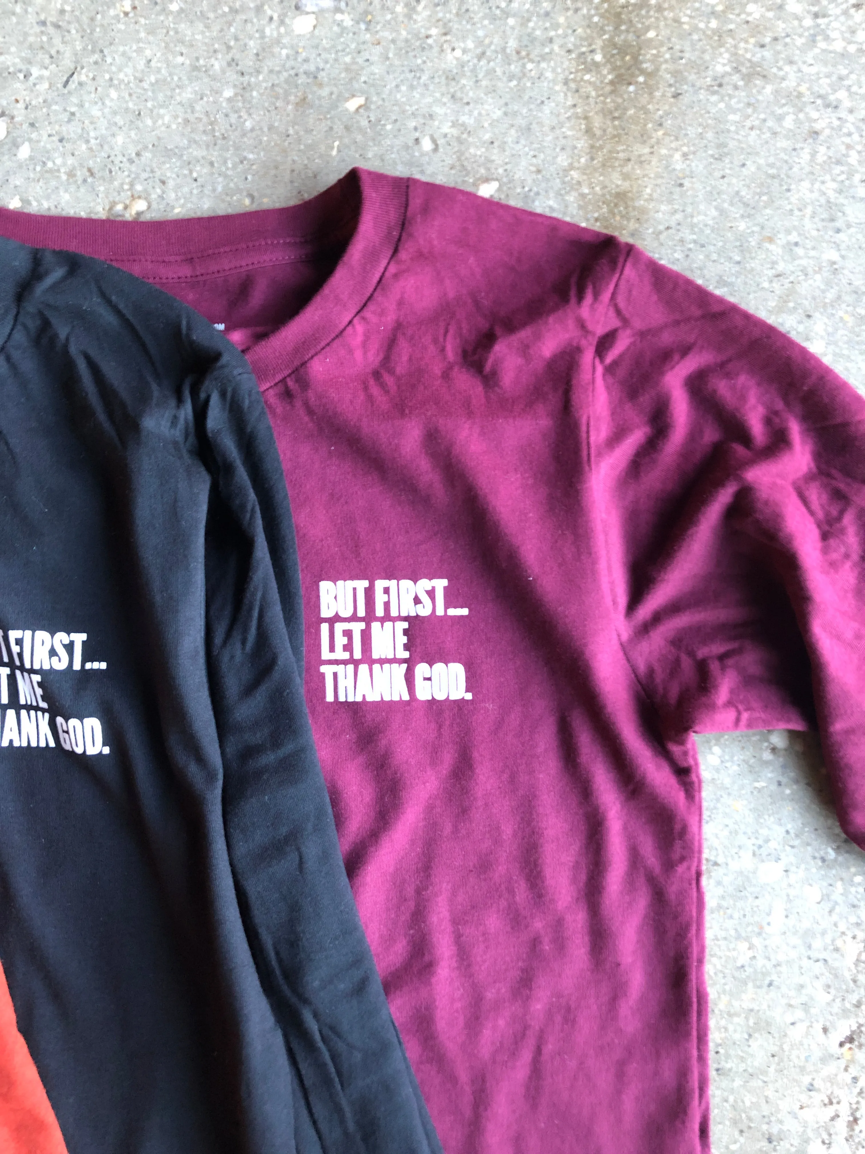 But First... Pocket Adult Long-sleeve Shirt