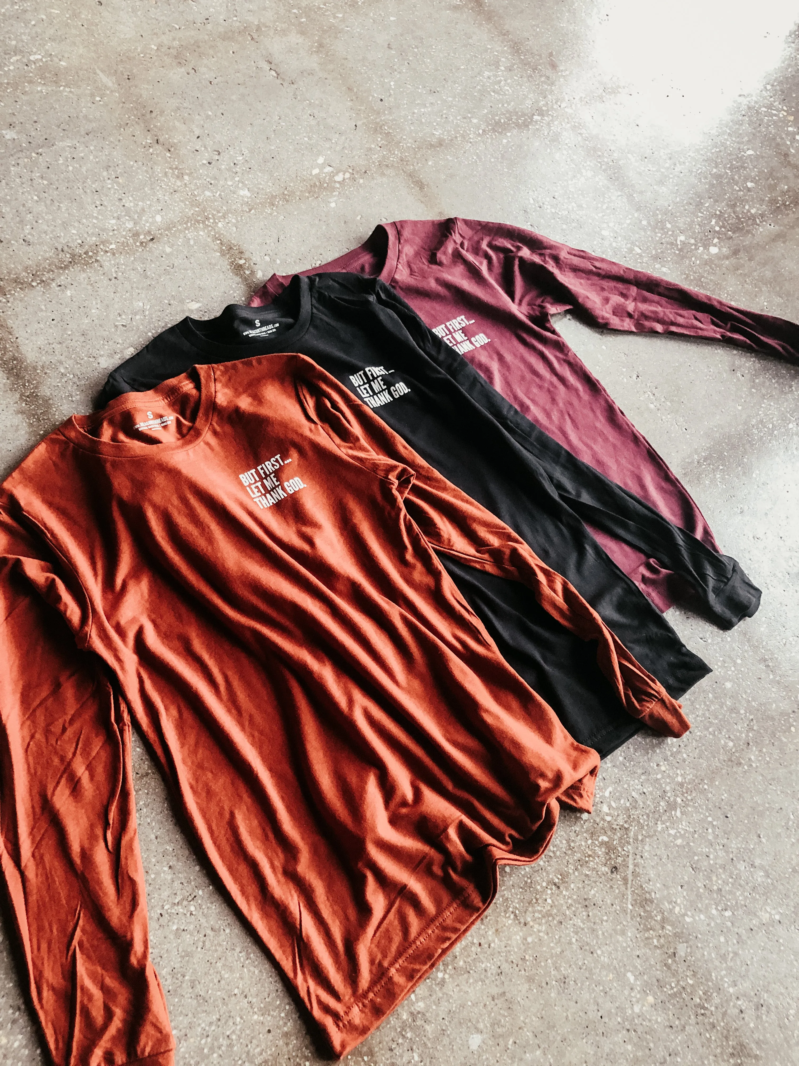But First... Pocket Adult Long-sleeve Shirt