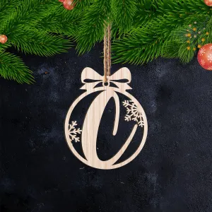 C Letter - Ornament Cut out 23 - PT97