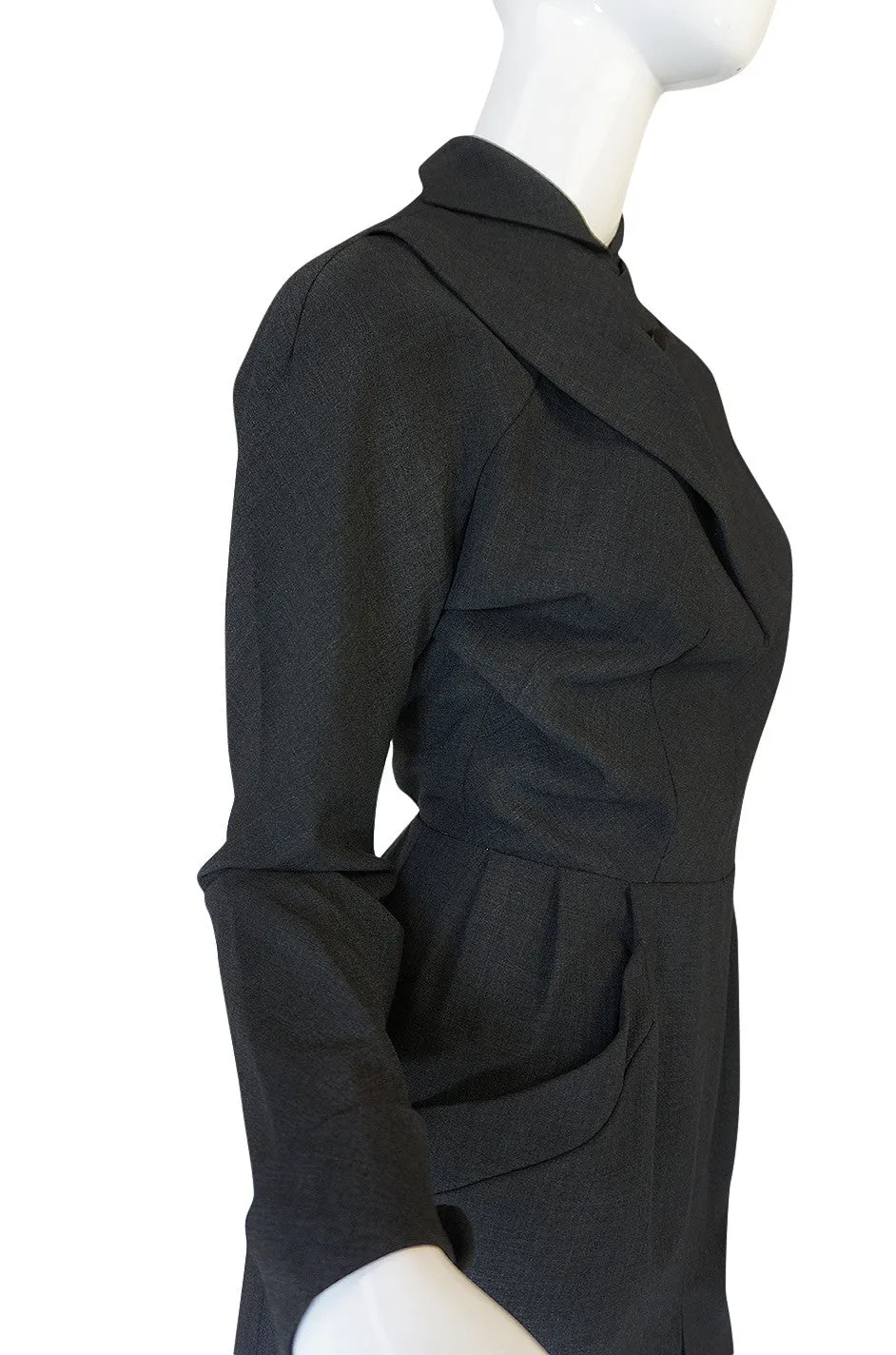 c1955 Christian Dior Original Demi-Couture Fitted Dress