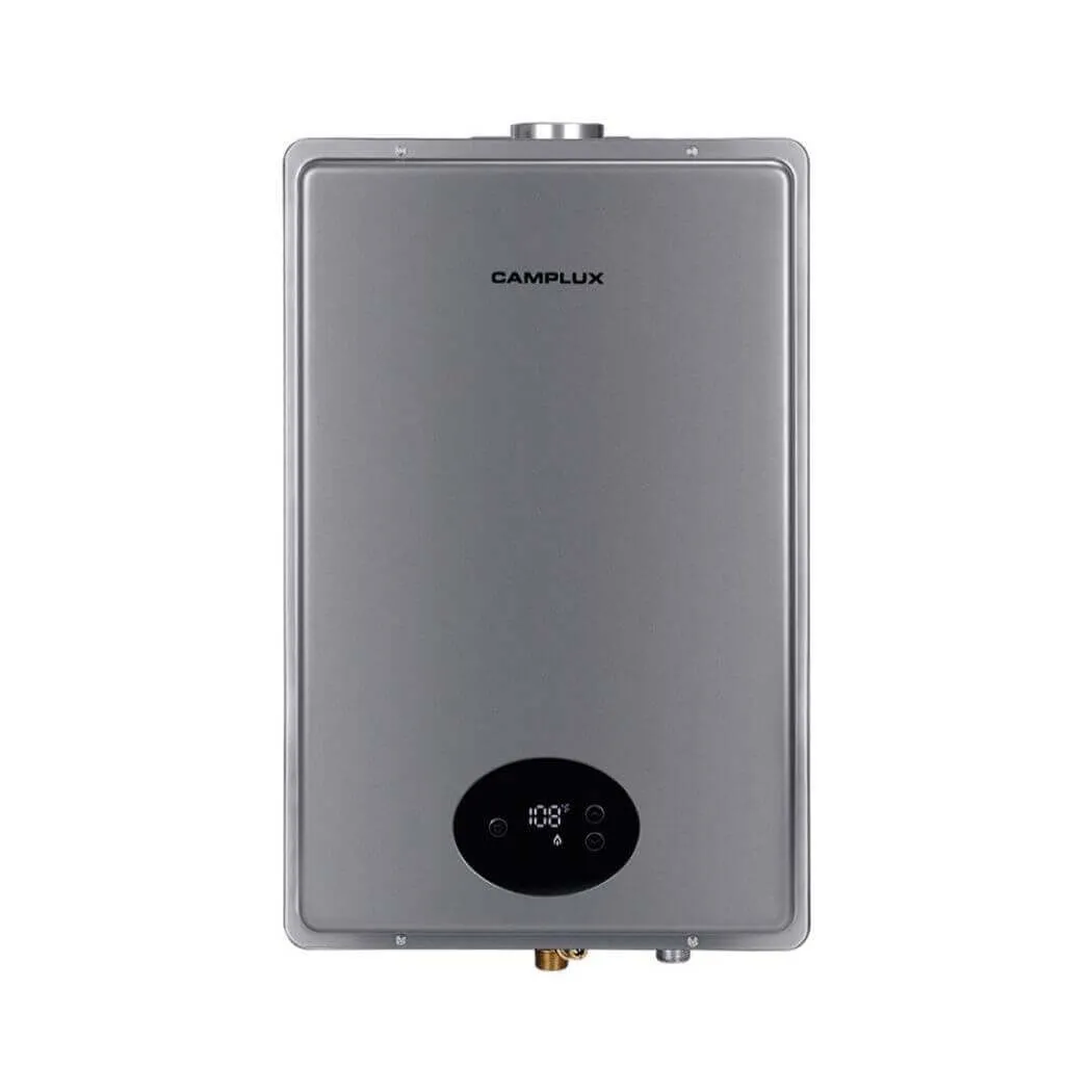 Camplux Instant Indoor Tankless Gas Water Heater 5.28 GPM | Gray