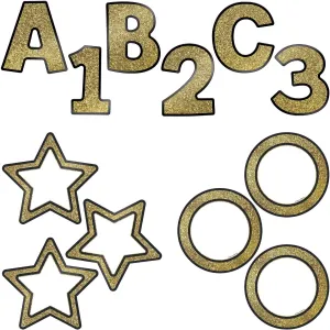 Carson-Dellosa Sparkle/Shine EZ Letter Colorful Cutout Set