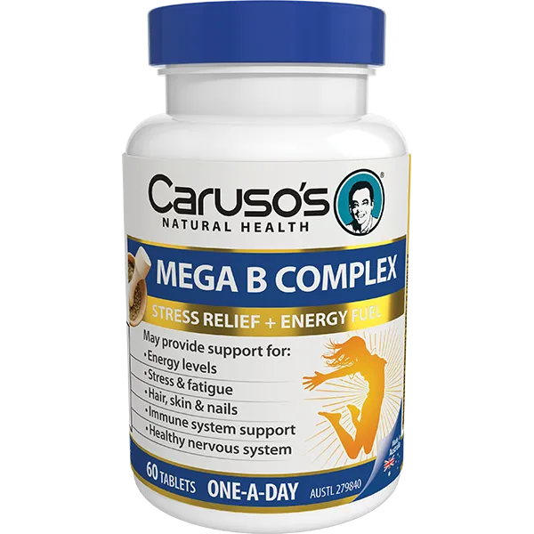 Carusos Natural Health Mega B Complex