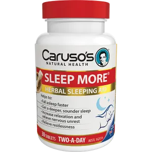 Carusos Natural Health Sleep More