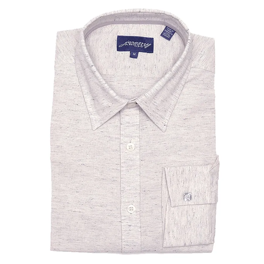 Chelsea Melange Gray Button Down