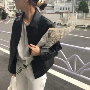 Chic Long Sleeve Turn Down Collar Coat for Women