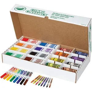 Crayola Crayons/Markers Combo Classpack